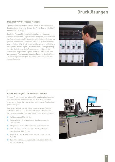 Unternehmens-Portfolio - Pitney Bowes Deutschland GmbH