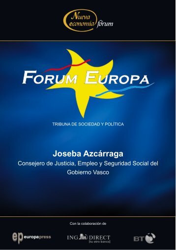 Joseba Azcárraga - Nueva Economía Fórum