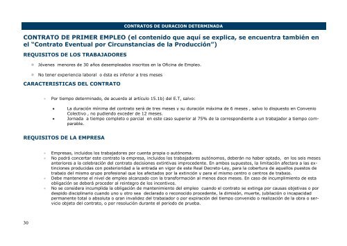 Guía de modalidades de contratos - Servicio Público de Empleo ...