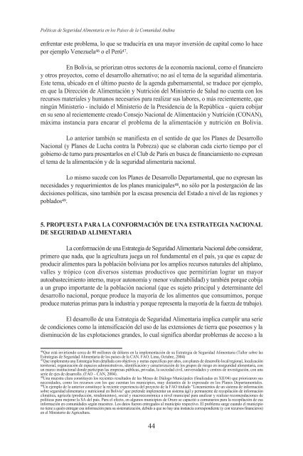 Cap. 3. Hacia una estrategia de seguridad alimentaria - BVSDE