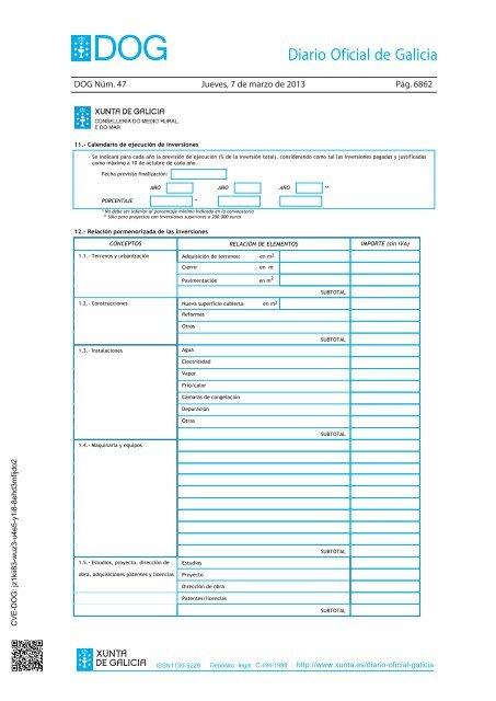 ISSN1130-9229 Depósito legal C.494-1998 http://www.xunta.es ...