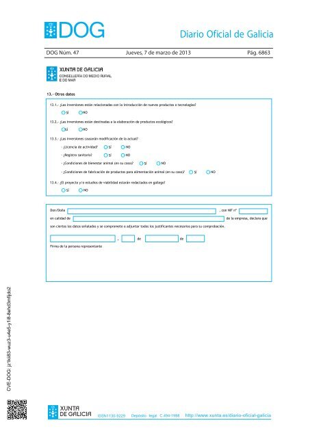 ISSN1130-9229 Depósito legal C.494-1998 http://www.xunta.es ...