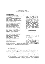 AYUNTAMIENTO PLENO - Ayuntamiento de Roquetas de Mar