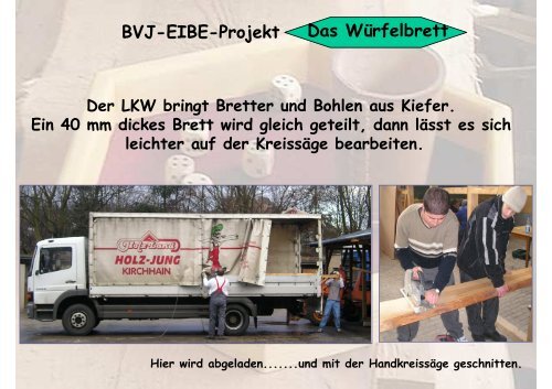 BVJ-EIBE-Projekt Das Würfelbrett - Adolf-Reichwein-Schule