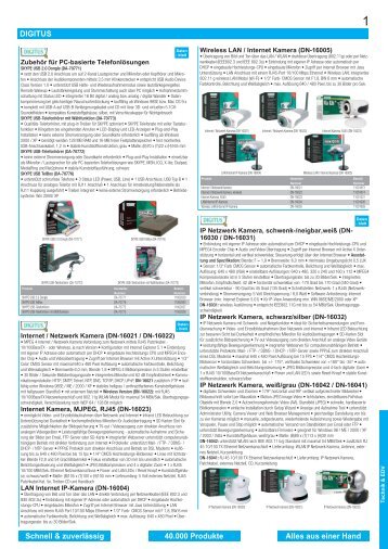 Alles aus einer Hand Schnell & zuverlässig 40.000 Produkte DIGITUS