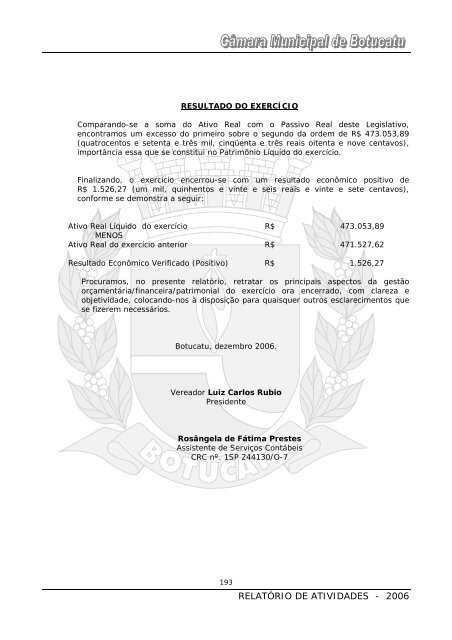 Vereador LUIZ CARLOS RUBIO - Câmara Municipal de Botucatu ...