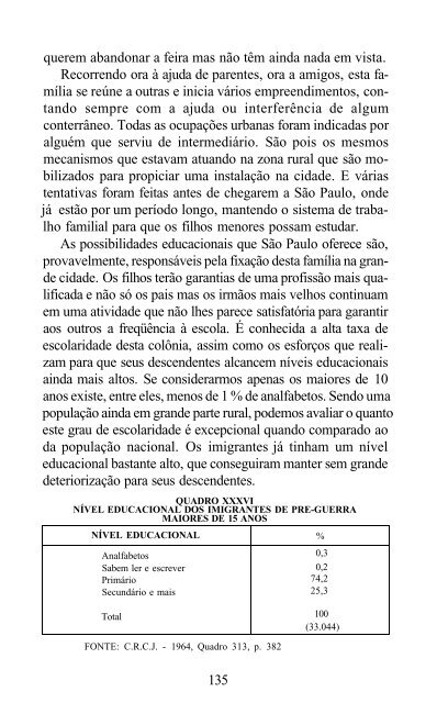 Estrutura Familiar e Mobilidade Social - Estudo do