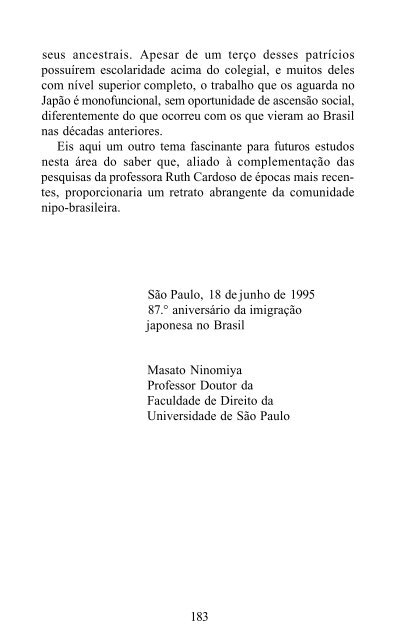 Estrutura Familiar e Mobilidade Social - Estudo do