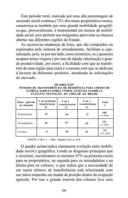 Estrutura Familiar e Mobilidade Social - Estudo do