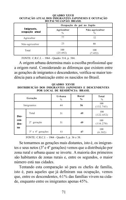 Estrutura Familiar e Mobilidade Social - Estudo do