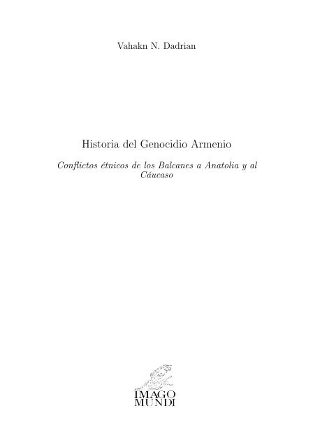 Historia del Genocidio Armenio.pdf - Imago Mundi