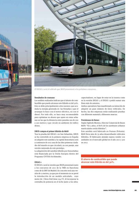 ESPECIAL TRANSPORTE URBANO - Revista Viajeros