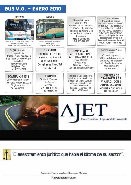 ESPECIAL TRANSPORTE URBANO - Revista Viajeros