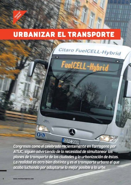 ESPECIAL TRANSPORTE URBANO - Revista Viajeros