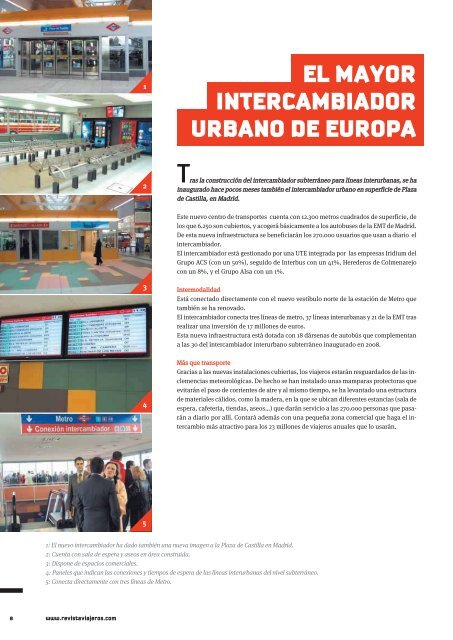 ESPECIAL TRANSPORTE URBANO - Revista Viajeros