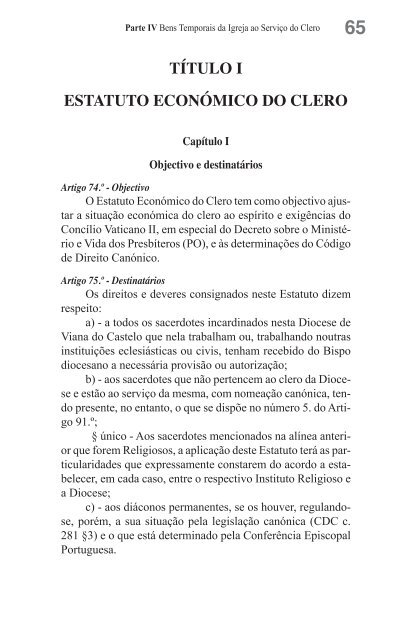 Legislação - Diocese de Viana do Castelo