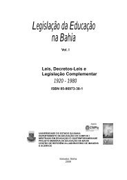 Legislação da Educação na Bahia