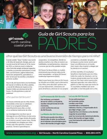 Guía de Girl Scouts para los - Girl Scouts - North Carolina Coastal ...