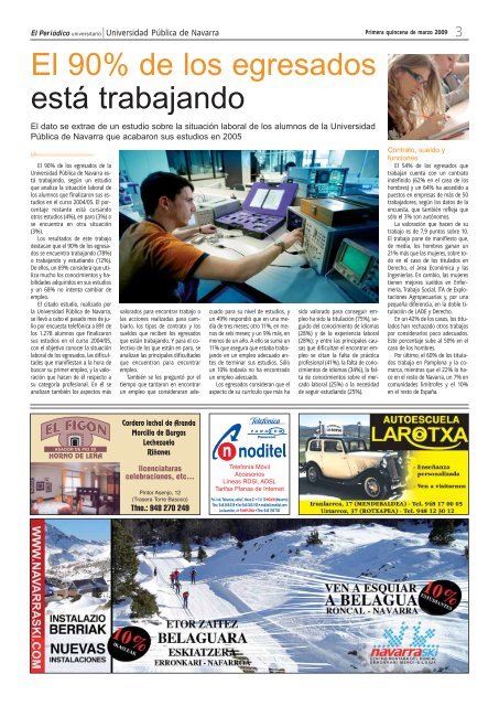 305 - Primera quincena de Marzo - El Periodico Universitario