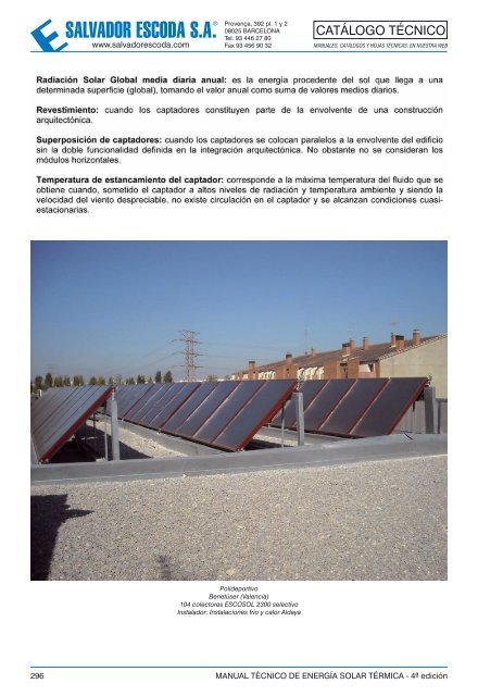 Energía Solar Térmica