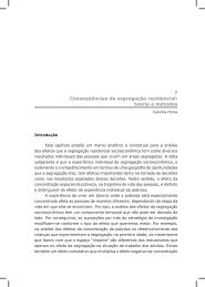 7 Conseqüências da segregação residencial: teoria e métodos - Nepo