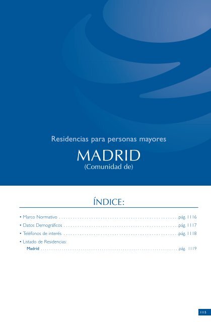 Residencias Para Personas Mayores MADRID - Salud