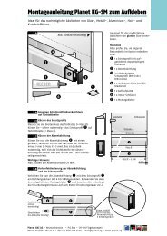 Planet KG-SM Set Montageanleitung