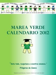 Marea verde Calendario 2012 - tratar de comprender, tratar de ayudar