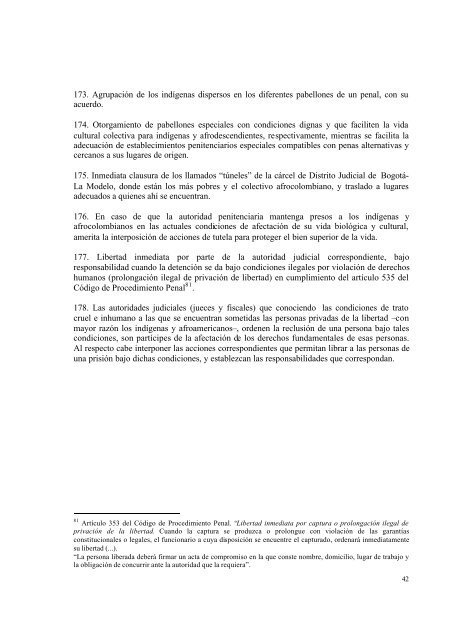 Informe Carceles - Oficina en Colombia del Alto Comisionado de las ...