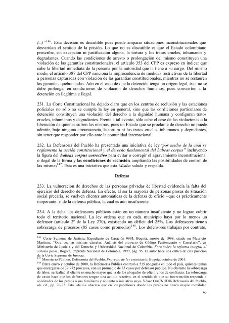 Informe Carceles - Oficina en Colombia del Alto Comisionado de las ...