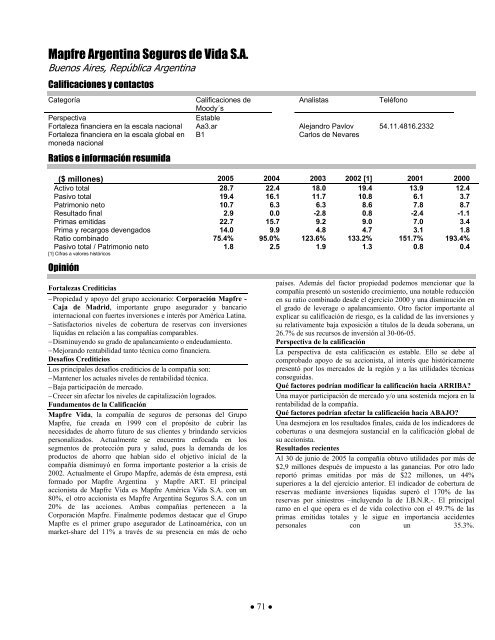 Moody's Opiniones Crediticias