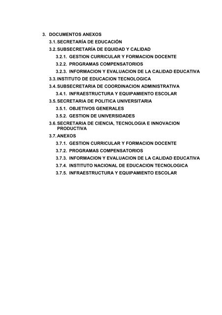 Memoria detallada del - Jefatura de Gabinete de Ministros