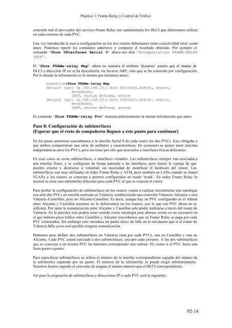 AMPLIACIÓN DE REDES PRÁCTICA 1: FRAME RELAY Y ...