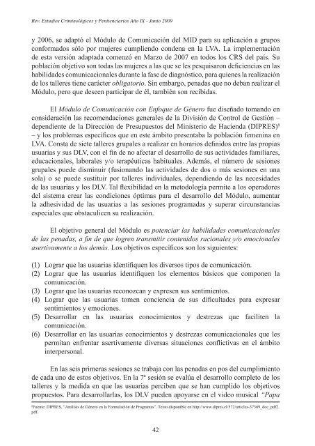 Revista de Estudios Criminológicos y Penitenciarios - Gendarmería ...