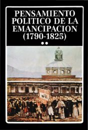 Pensamiento Político de la Emancipación II