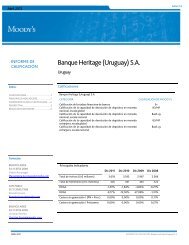Banque Heritage (Uruguay) S.A. - Banco Central del Uruguay
