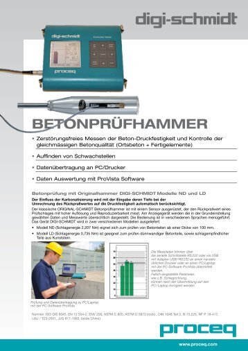 betonprüfhammer - Proceq