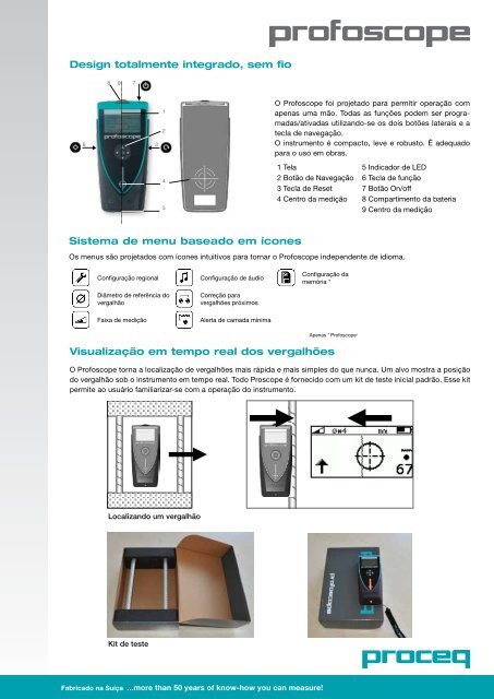 Catálogo Profoscope - Proceq