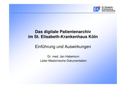 5 Das digitale Patientenarchiv, DMI