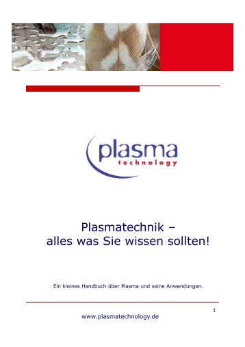 Plasmahandbuch - plasma technology