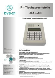 DTA-LAN - ProCom Professional Communication and Service GmbH