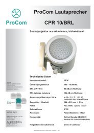ProCom Lautsprecher CPR 10/BRL