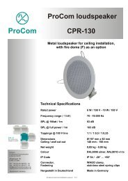 ProCom Professional Communication and Service GmbH