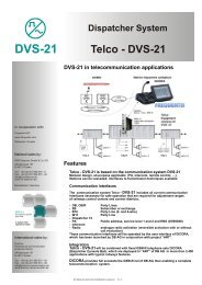 DVS-21 - ProCom Professional Communication and Service GmbH