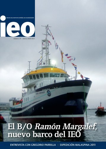 El B/O Ramón Margalef, - El Instituto Español de Oceanografía