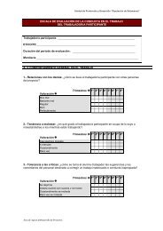 ESCALA DE EVALUACIÓN DE LA CONDUCTA EN EL TRABAJO ...