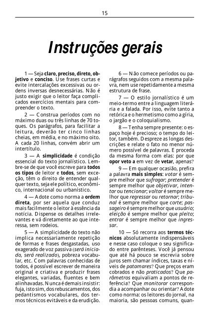 Manual de redação e estilo do jornal O Estado de São Paulo - NAUI