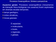 Processos oceanográficos - Departamento de Oceanografia e ...