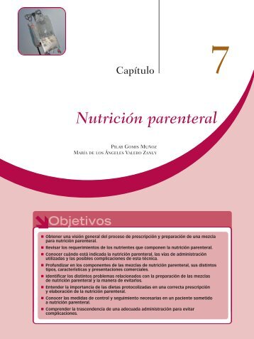 Nutrición parenteral - Axon