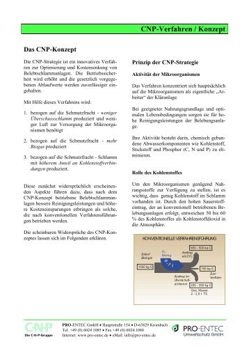 CNP-Verfahren / Konzept - pro-entec.de